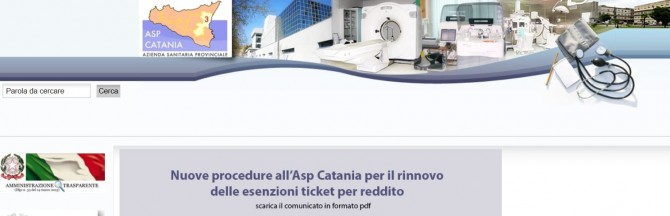 SITO WEB ASP CATANIA - www.cimosicilia.org